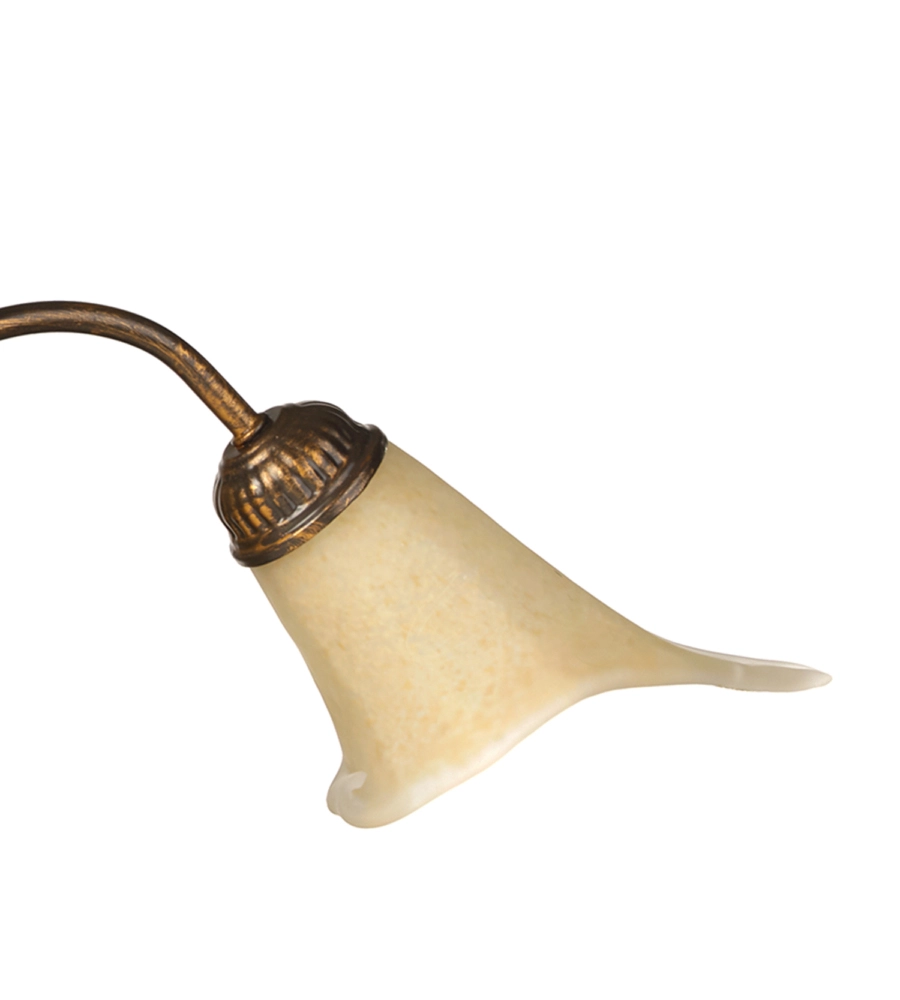 LAMPADARIO 3 LUCI ONLI "ALGA" BRONZO E14